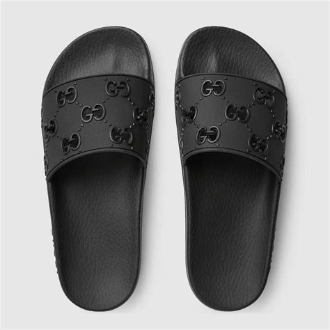 black gucci slides cheap|gucci slides women clearance.